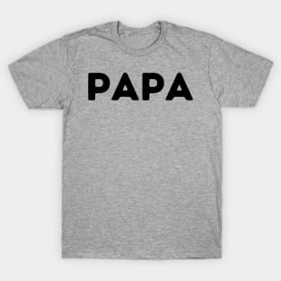 Papa Graphic Type Shirt T-Shirt